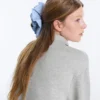 Elastice de păr din bumbac 100%, cu dungi mixte Elastice de păr din bumbac 100%, cu dungi mixte