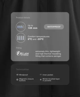 Fellex® cu Aerogel 10K Geci lungi căptușite impermeabile