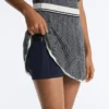 Fustă din tricot cu model în zig-zag, talie înaltă, fără cusături