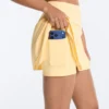 Fustă scurtă de pantaloni, cu două straturi Fustă scurtă de pantaloni, cu două straturi