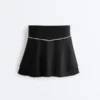 Fustă scurtă de pantaloni, cu două straturi Fustă scurtă de pantaloni, cu două straturi