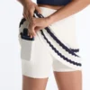 Fustă scurtă din tricot cu textură ondulată Fustă scurtă din tricot cu textură ondulată