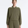 Geci bomber cu dungi, din modal Soft Touch Geci bomber cu dungi, din modal Soft Touch