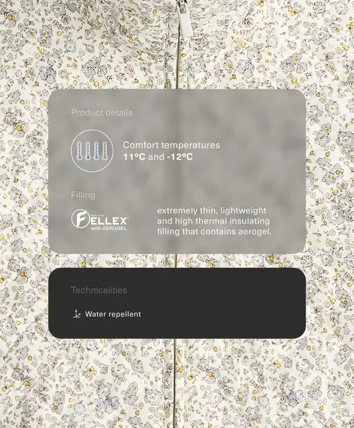 Geci căptușite cu Fellex® Aerogel, hidrofugă Geci căptușite cu Fellex® Aerogel, hidrofugă