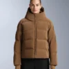 Geci căptușite din satin 80% puf și 20% pene Minardi Piume Ski rezistentă la apă