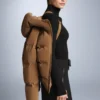 Geci căptușite din satin 80% puf și 20% pene Minardi Piume Ski rezistentă la apă