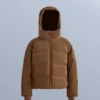 Geci căptușite din satin 80% puf și 20% pene Minardi Piume Ski rezistentă la apă