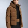 Geci căptușite din satin 80% puf și 20% pene Minardi Piume Ski rezistentă la apă