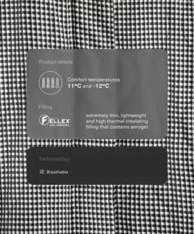 Geci căptușite Fellex® Aerogel Gingham