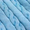 Geci cu glugă din tricot cu model împletit, spălată