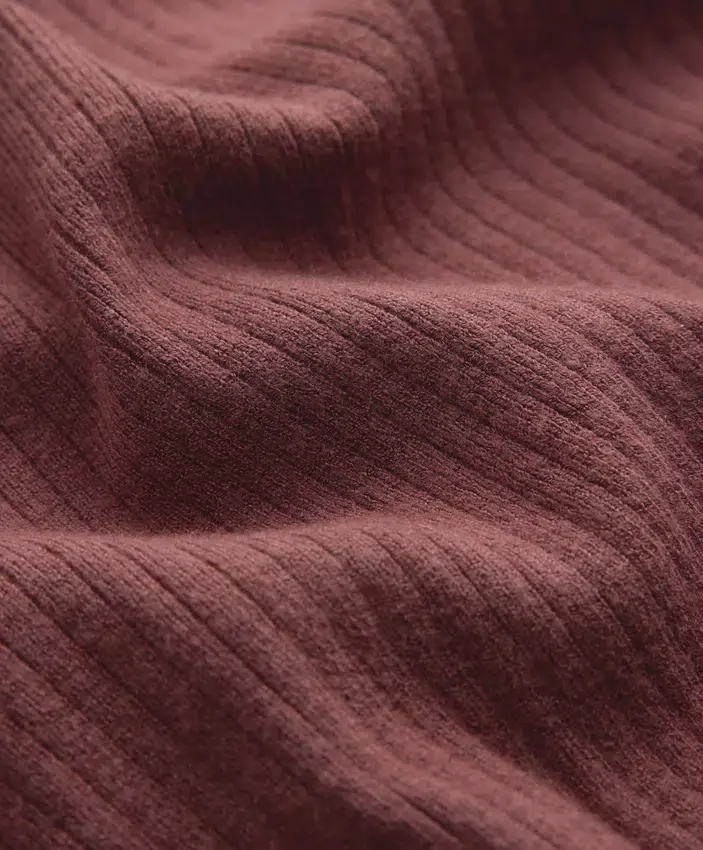 Geci cu glugă din tricot cu nervuri Geci cu glugă din tricot cu nervuri