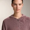 Geci cu glugă din tricot cu nervuri Geci cu glugă din tricot cu nervuri