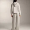 Geci cu glugă și detalii din tricot cu modal periat Geci cu glugă și detalii din tricot cu modal periat