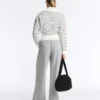 Geci cu guler din tricot cu dungi, din bumbac Geci cu guler din tricot cu dungi, din bumbac