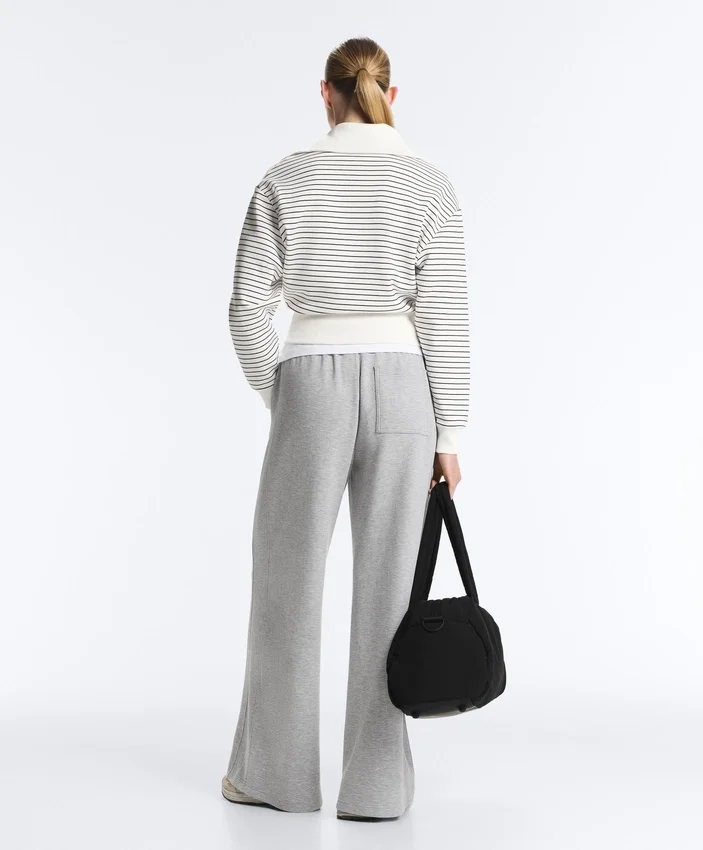 Geci cu guler din tricot cu dungi, din bumbac Geci cu guler din tricot cu dungi, din bumbac