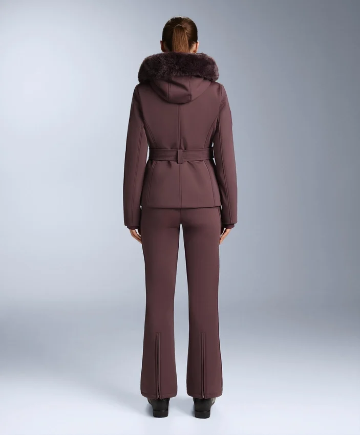 Pantaloni de schi evazați, elastici și rezistenți la apă Pantaloni de schi evazați, elastici și rezistenți la apă