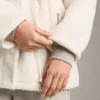 Geci din imitație de geci din piele de oaie cu talie reglabilă Geci din imitație de geci din piele de oaie cu talie reglabilă