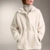 Geci din imitație de geci din piele de oaie cu talie reglabilă Geci din imitație de geci din piele de oaie cu talie reglabilă