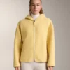 Geci din imitație de piele de oaie cu glugă Geci din imitație de piele de oaie cu glugă