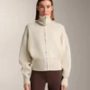 Geci din tricot cu fermoar contrastant Geci din tricot cu fermoar contrastant