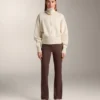 Geci din tricot cu fermoar contrastant Geci din tricot cu fermoar contrastant
