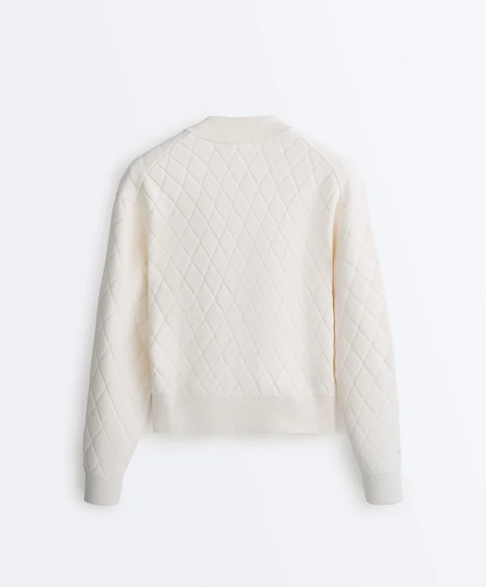 Geci din tricot cu model argyle Geci din tricot cu model argyle