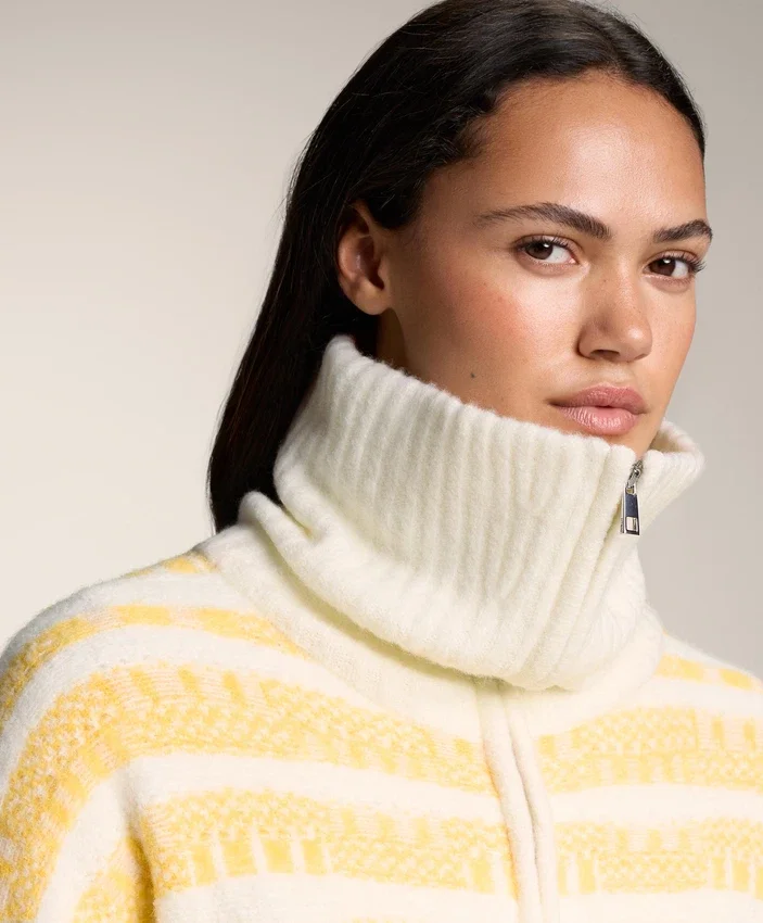Geci din tricot jacquard cu dungi Geci din tricot jacquard cu dungi