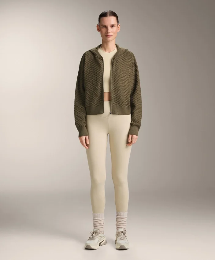 Geci din tricot structurat cu glugă Geci din tricot structurat cu glugă
