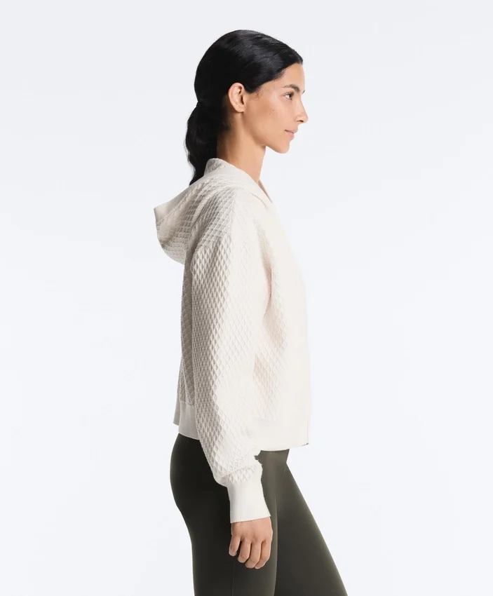 Geci din tricot structurat cu glugă Geci din tricot structurat cu glugă