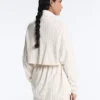 Geci lungi cu dungi, talie ajustabilă și material modal Soft Touch Geci lungi cu dungi, talie ajustabilă și material modal Soft Touch