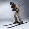Geci Minardi Piume Ski rezistentă la apă, 80% puf și 20% pene