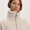 Geci oversize din imitație de geci din piele de oaie