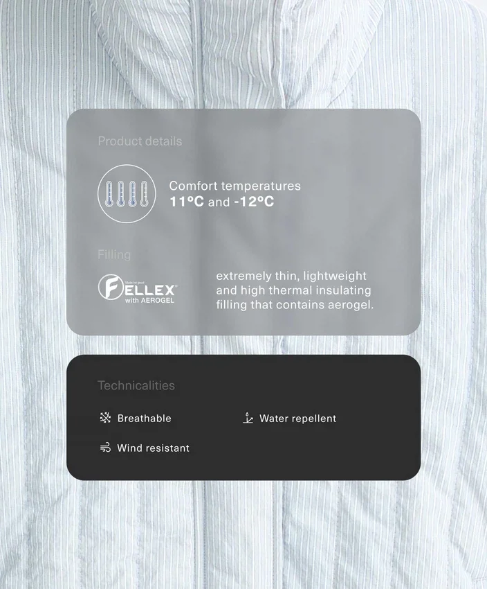 Geci scurte căptușite Fellex® Aerogel Geci scurte căptușite Fellex® Aerogel