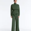Geci utilitare din tweed cu curea Geci utilitare din tweed cu curea