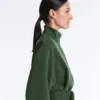 Geci utilitare din tweed cu curea Geci utilitare din tweed cu curea
