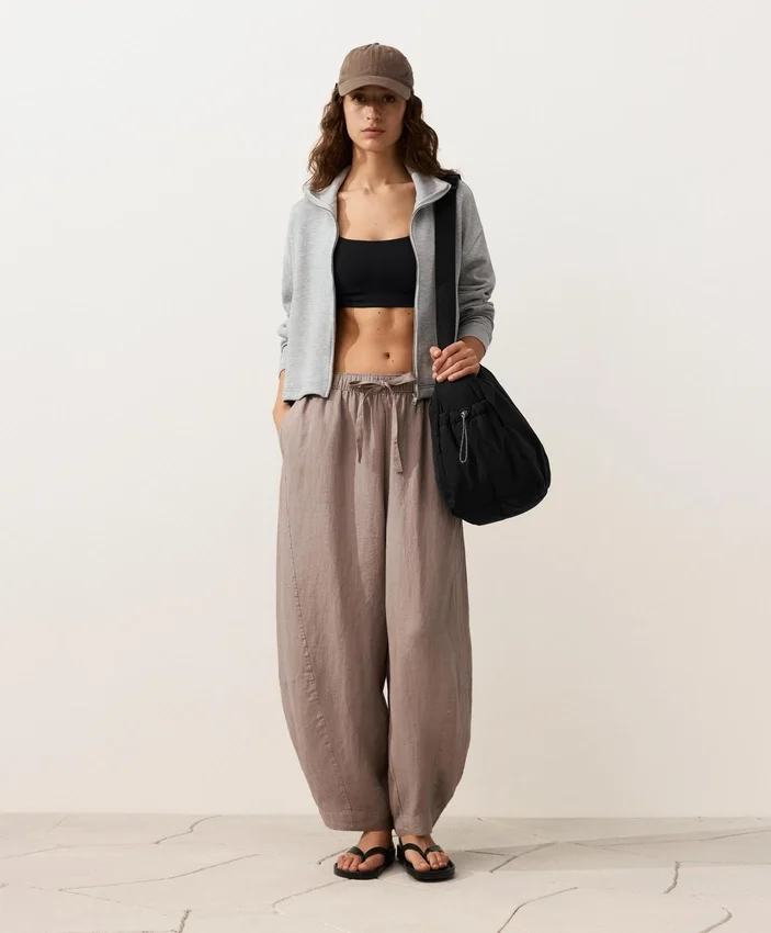 Pantaloni balon din 100% in Pantaloni balon din 100% in