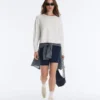 Pulover din tricot cu guler rotund Pulover din tricot cu guler rotund