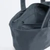 Gență moale de tip shopper cu fermoar Gență moale de tip shopper cu fermoar
