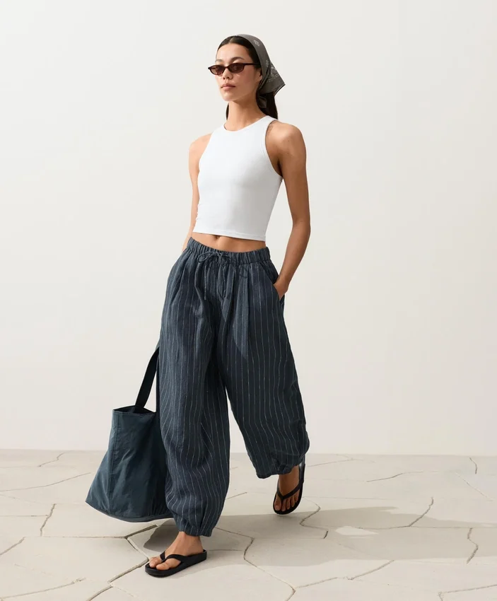 Pantaloni balon din 100% in Pantaloni balon din 100% in