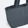 Gență moale de tip shopper cu fermoar Gență moale de tip shopper cu fermoar