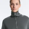 Hanorac cu jumătate de fermoar din modal Soft Touch la atingere Hanorac cu jumătate de fermoar din modal Soft Touch la atingere