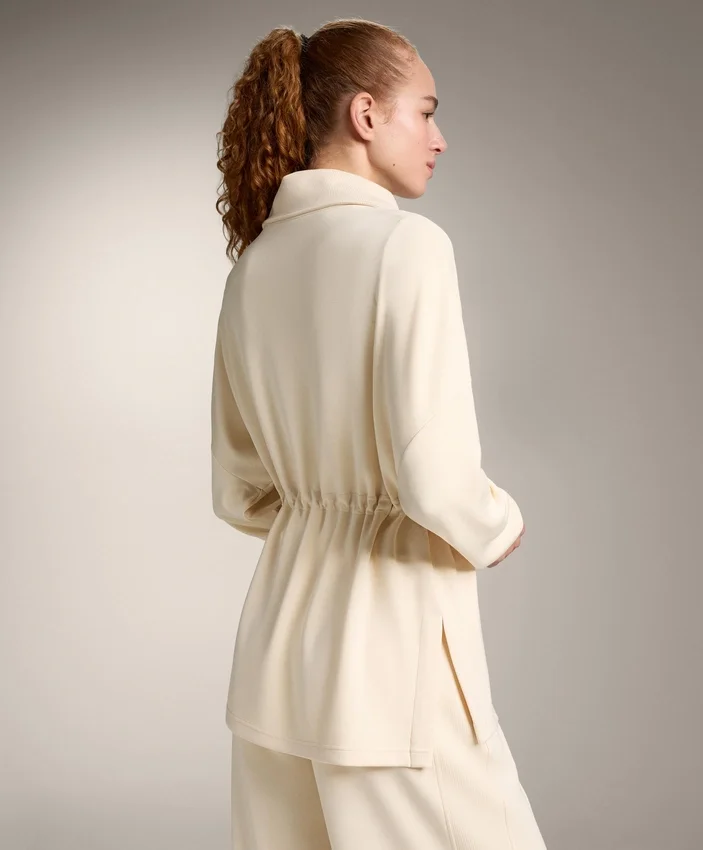 Hanorac cu jumătate de fermoar din modal Soft Touch la atingere Hanorac cu jumătate de fermoar din modal Soft Touch la atingere