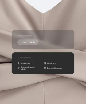 Maiouri cu bretele încrucișate Light Touch Maiouri cu bretele încrucișate Light Touch