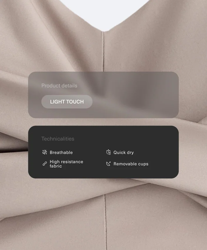 Maiouri cu bretele încrucișate Light Touch Maiouri cu bretele încrucișate Light Touch