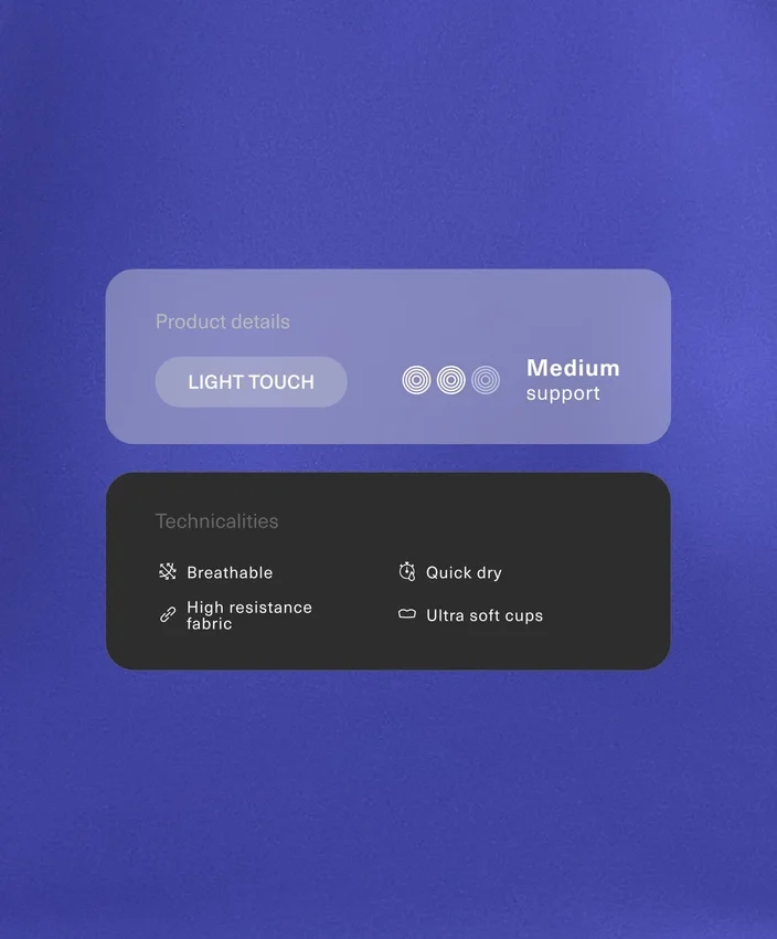 Maiouri cu spate încrucișat Light Touch Maiouri cu spate încrucișat Light Touch