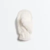 Mănuși cu un deget din blană artificială cu șnur Mănuși cu un deget din blană artificială cu șnur