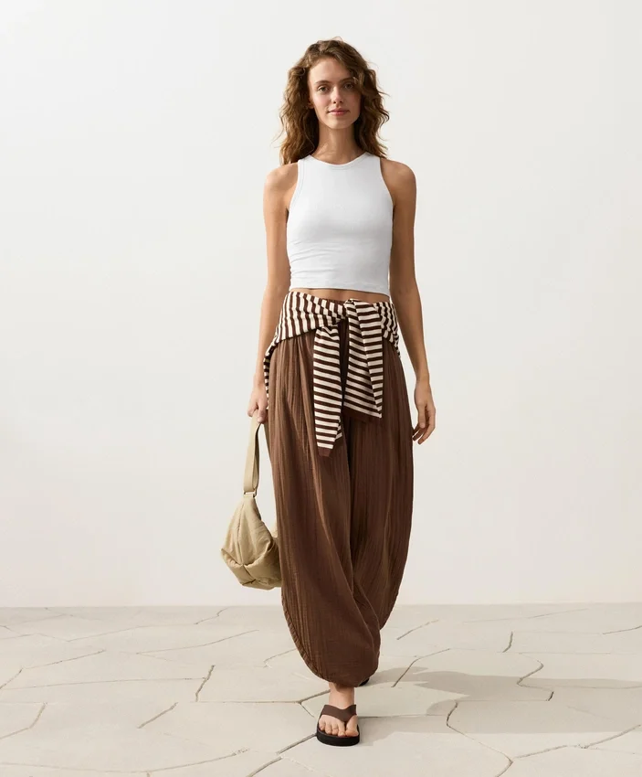 Pantaloni balon 100% bumbac Pantaloni balon 100% bumbac