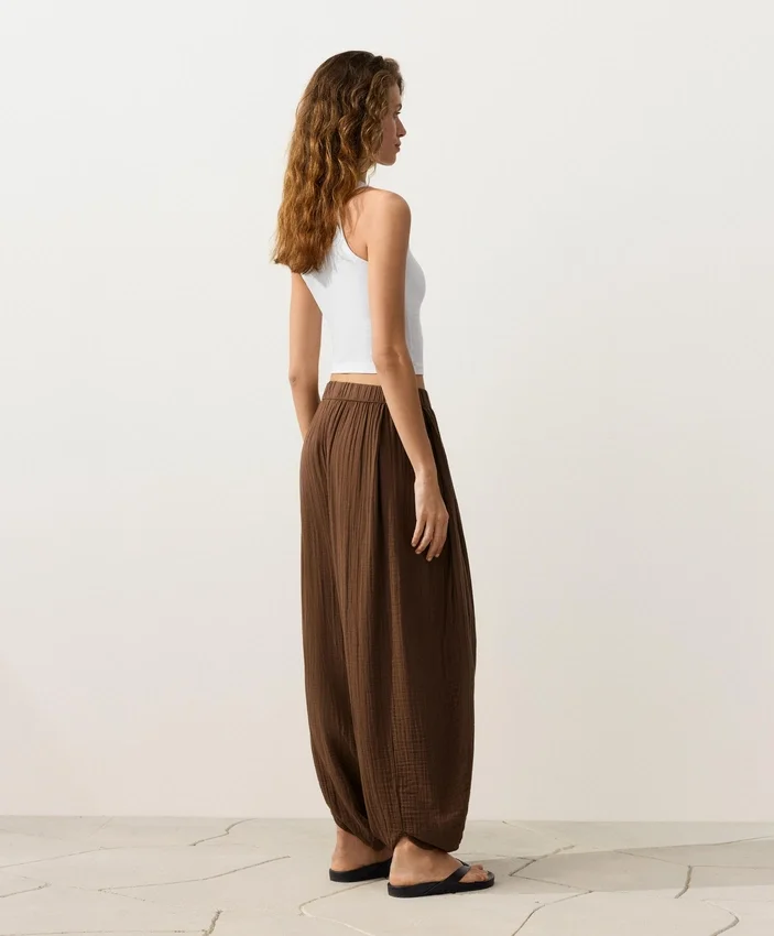 Pantaloni balon 100% bumbac Pantaloni balon 100% bumbac