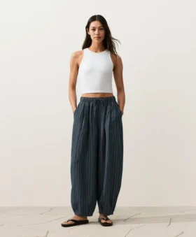 Pantaloni balon din 100% in