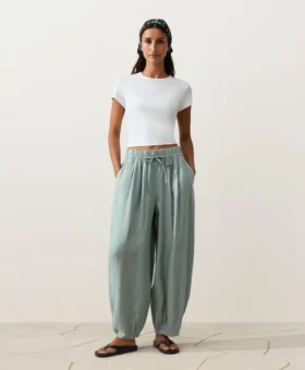 Pantaloni balon din 100% in